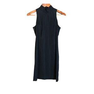 Hugo buscati black sleeveless mini dress